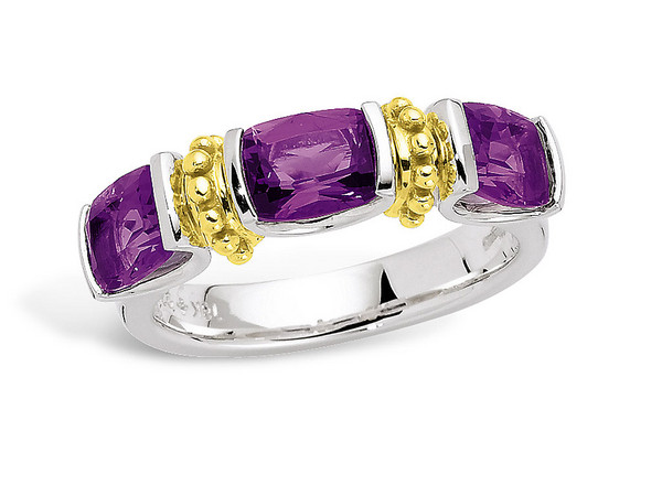 Amethyst Stackable Ring