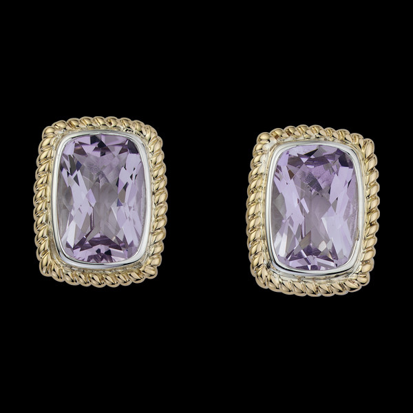 Lavender Amethyst Earrings