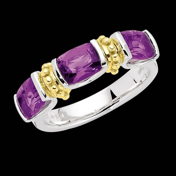 Amethyst Stackable Ring