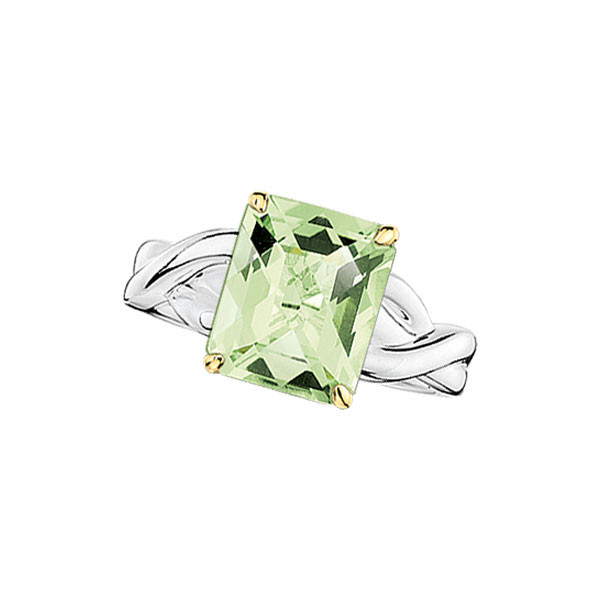 Green Amethyst Ring