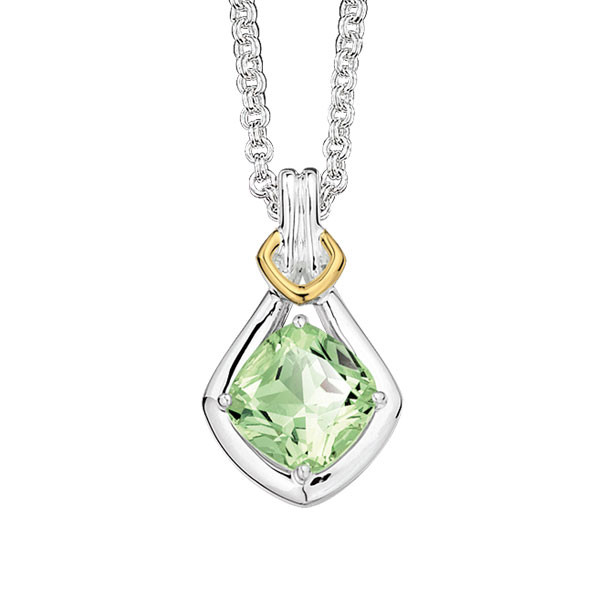 Green Amethyst Pendant