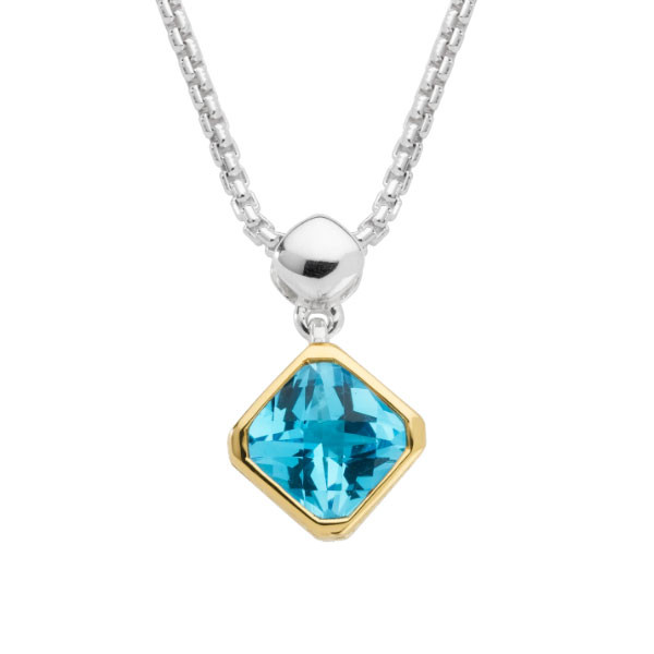 Blue Topaz Pendant