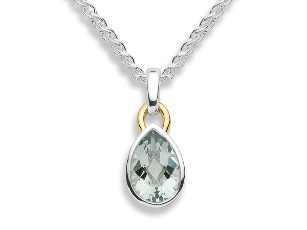 Green Amethyst Pendant