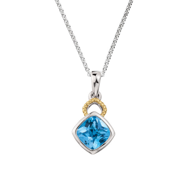 Blue Topaz Pendant
