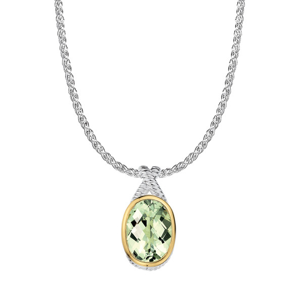 Green Amethyst Pendant