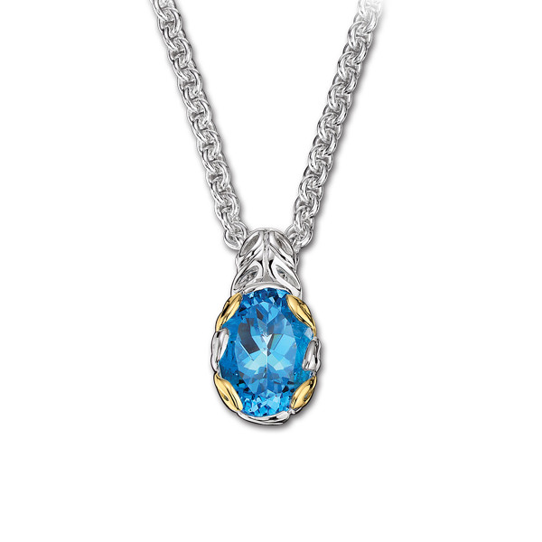 Blue Topaz Pendant