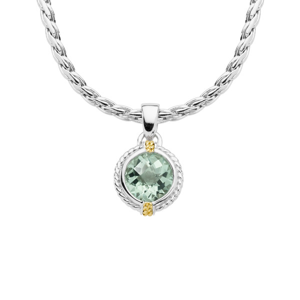 Green Amethyst Pendant