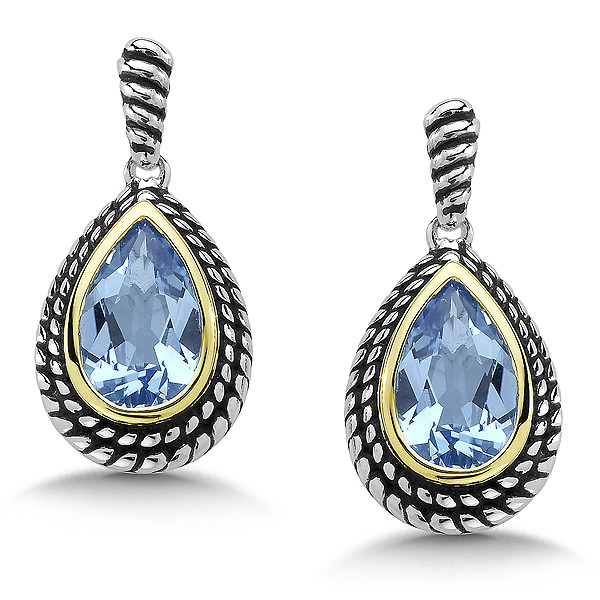 Blue Topaz Earrings