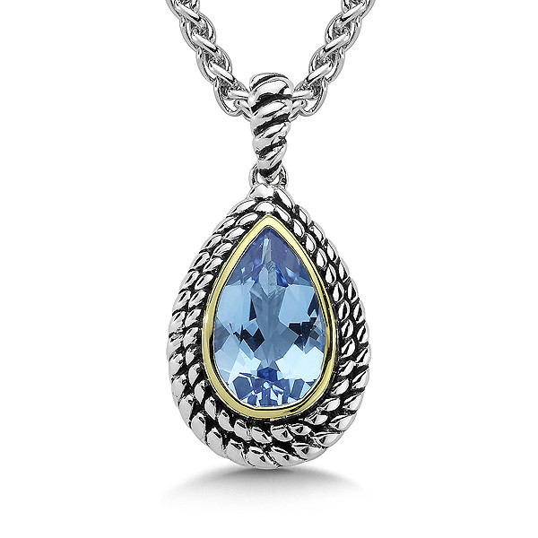 Blue Topaz Pendant