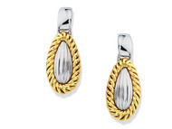 Sterling & 18K Drop Earrings