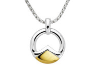 Sterling & 18K Pendant