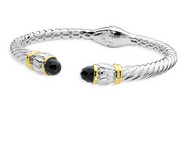 Onyx Bangle Bracelet