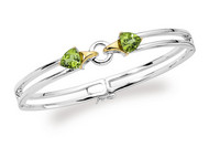 Peridot Bangle Bracelet