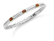 Madeira Citrine Stackable Bangle Bracelet