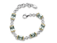 Green Amethyst Bracelet