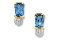 Blue Topaz Earrings