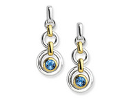 Blue Topaz Earrings