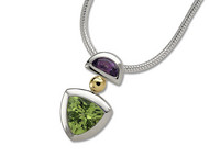 Amethyst & Peridot Pendant