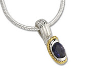 Iolite Pendant