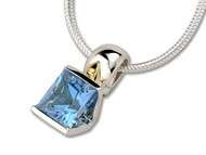 Blue Topaz Pendant