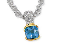 Blue Topaz Pendant