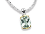 Green Amethyst Pendant