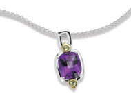 Amethyst & Peridot Pendant