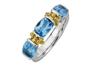 Blue Topaz Stackable Ring