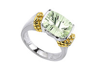 Green Amethyst Ring