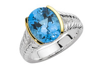 Blue Topaz Ring
