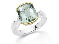 Green Amethyst Ring