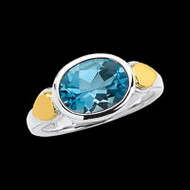 Blue Topaz Ring
