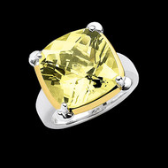 Lemon Citrine Ring