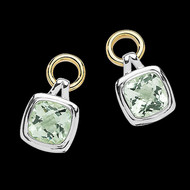 Green Amethyst Earrings