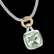Green Amethyst Pendant