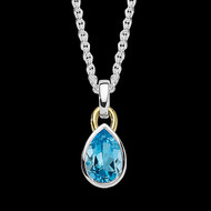Blue Topaz Pendant