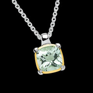Green Amethyst Pendant