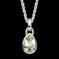 Green Amethyst Pendant