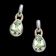 Green Amethyst Earrings