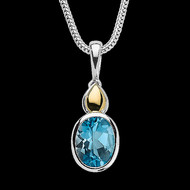 Blue Topaz Pendant