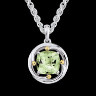 Green Amethyst Pendant