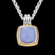 Blue Chalcedony Pendant