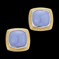 Blue Chalcedony Earrings