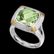 Green Amethyst Ring