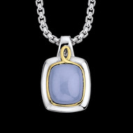 Blue Chalcedony Pendant