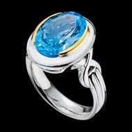 Blue Topaz Ring