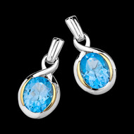 Blue Topaz Earrings