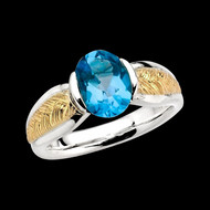 Blue Topaz Ring