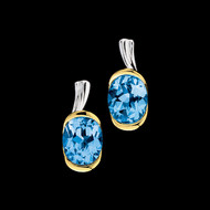 Blue Topaz Earrings