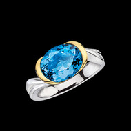 Blue Topaz Ring